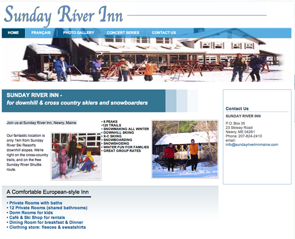 Sunday River Inn Programs